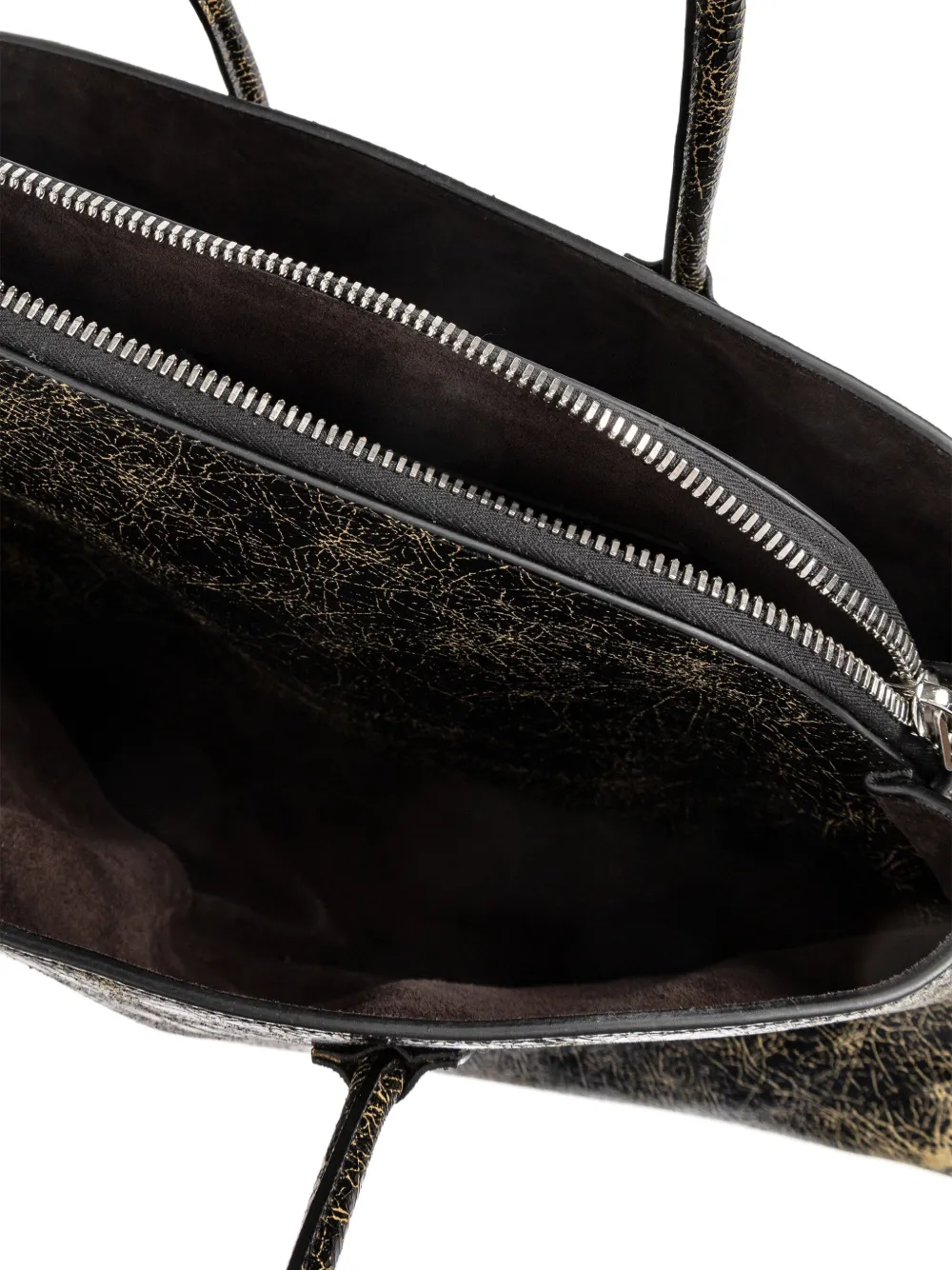 Attico Medium La Passeggiata Tote Bag In Black