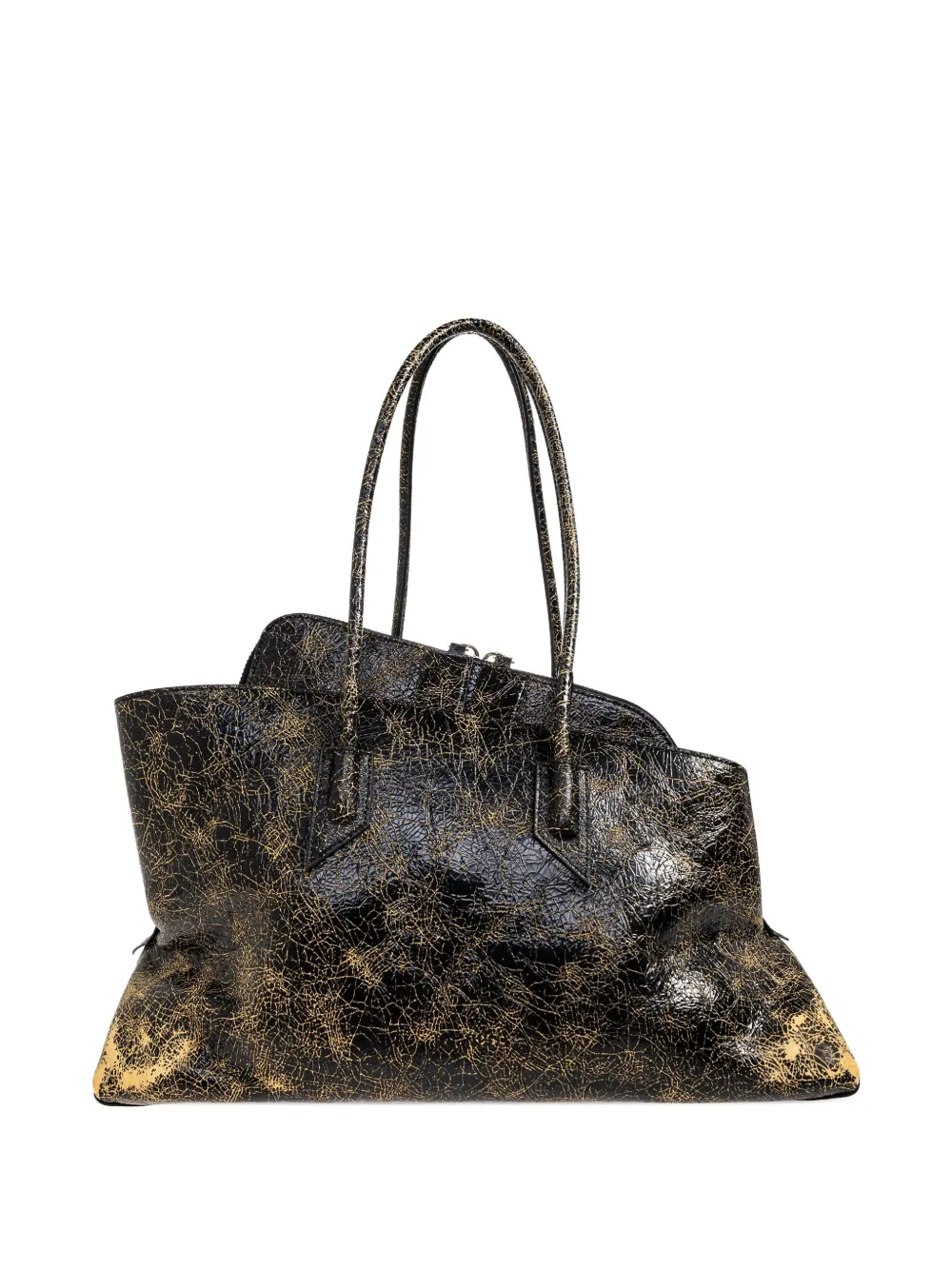 Attico Medium La Passeggiata Tote Bag In Black