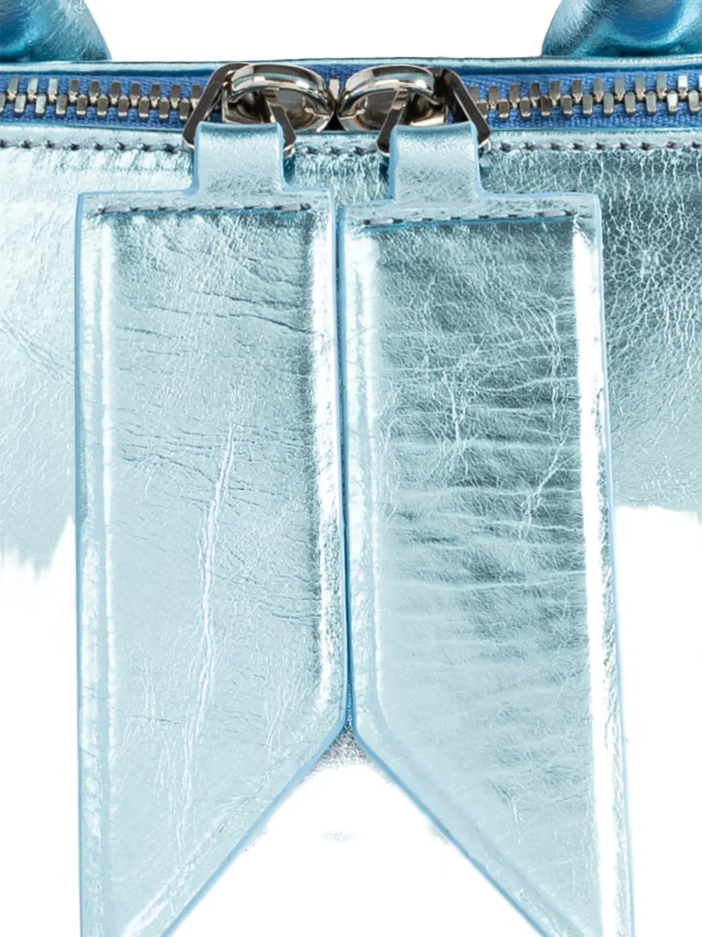 Attico Mini Friday Tote Bag In Blue