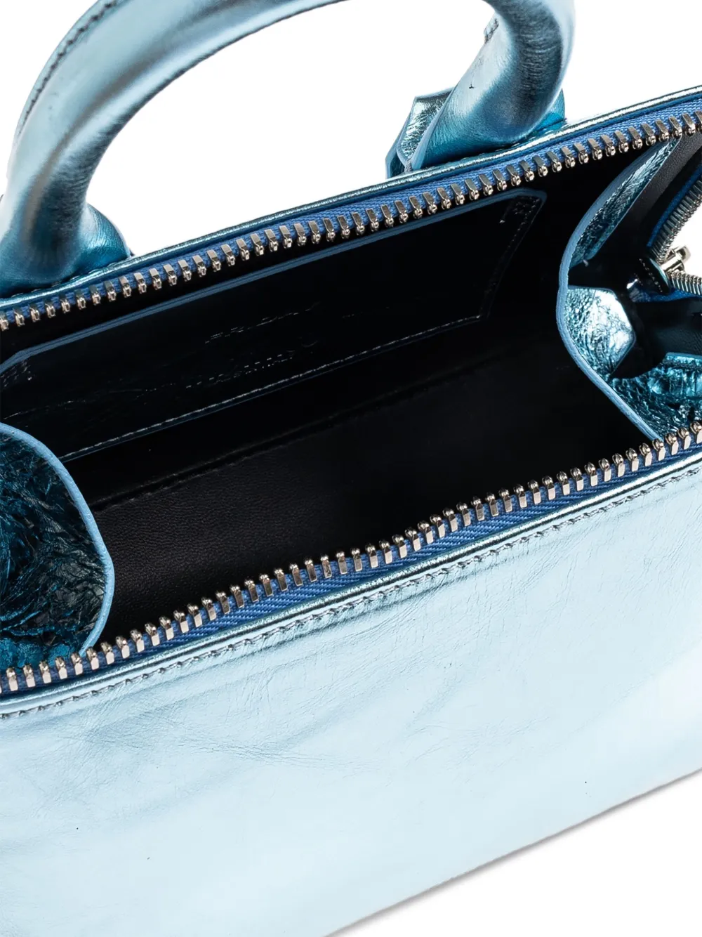 The Attico Friday leren shopper Blauw