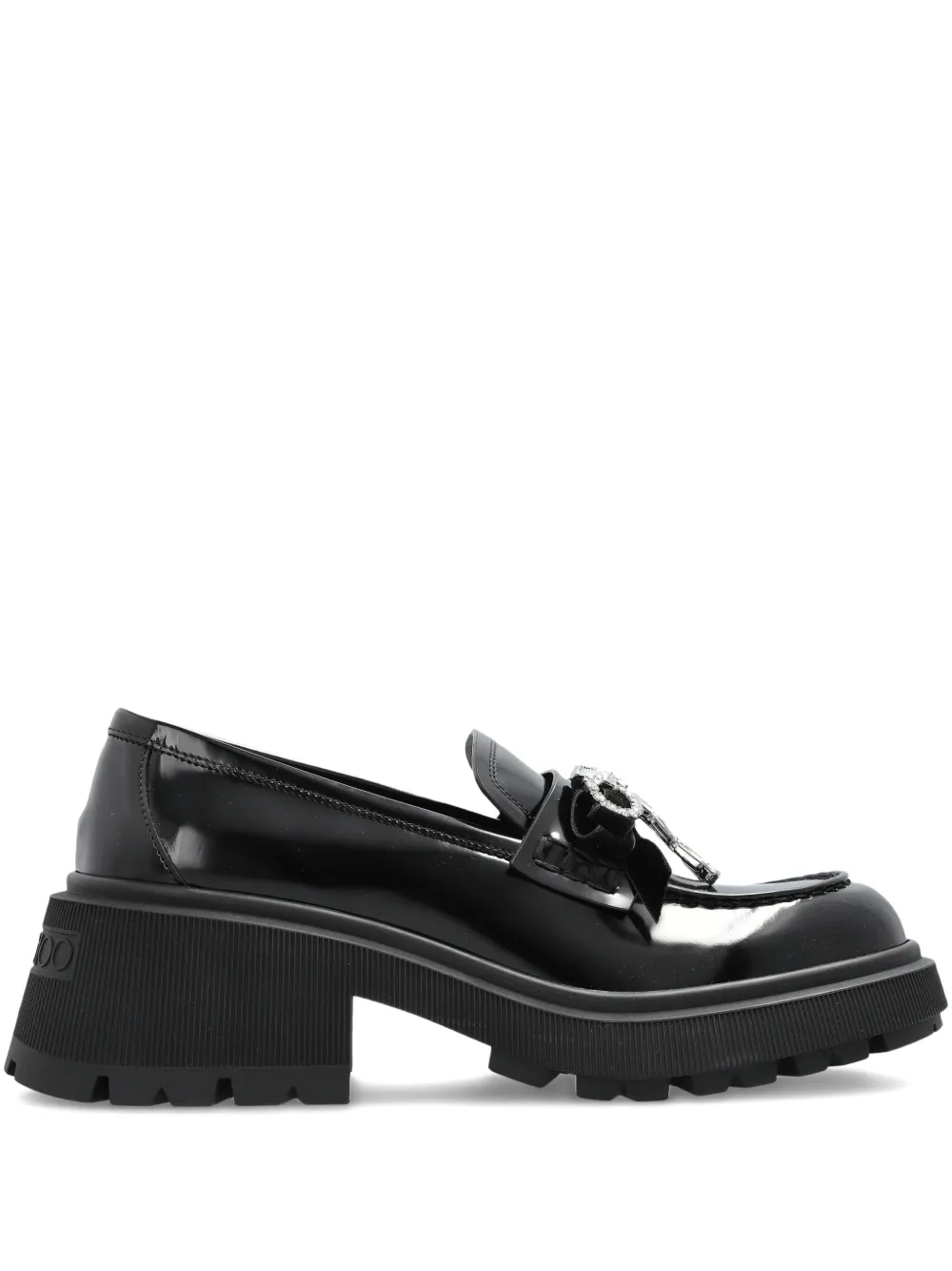 Jimmy Choo 40mm Azizi Bow-detailed Loafer In Multi