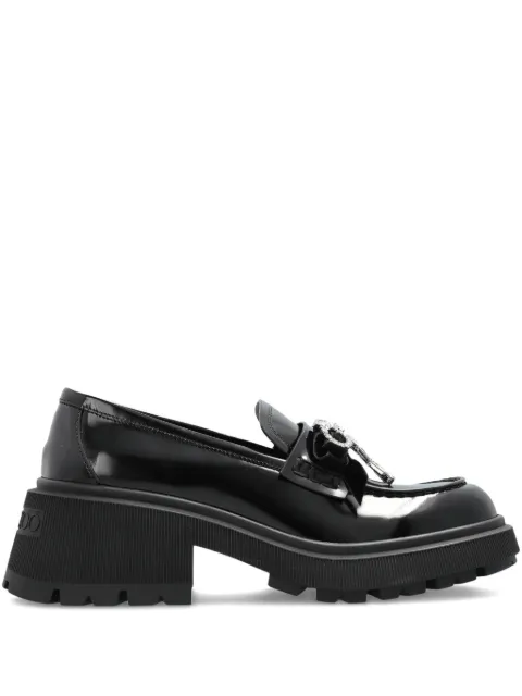 Jimmy Choo mocassins Azizi 40 mm à détail de nœud