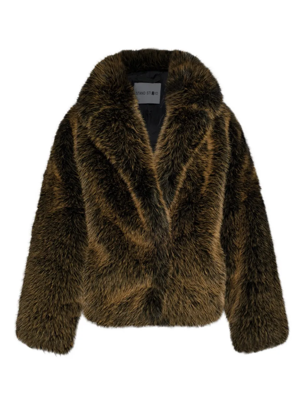 STAND STUDIO faux-fur jacket - ブラウン STAND STUDIO faux-fur jacket - ブラウン
