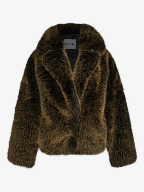 STAND STUDIO faux-fur jacket