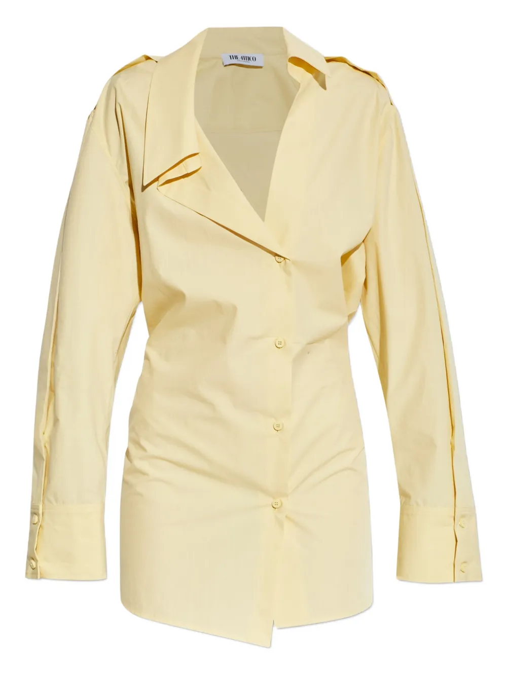 The Attico mini buttoned collared dress | amarillo | Image 1