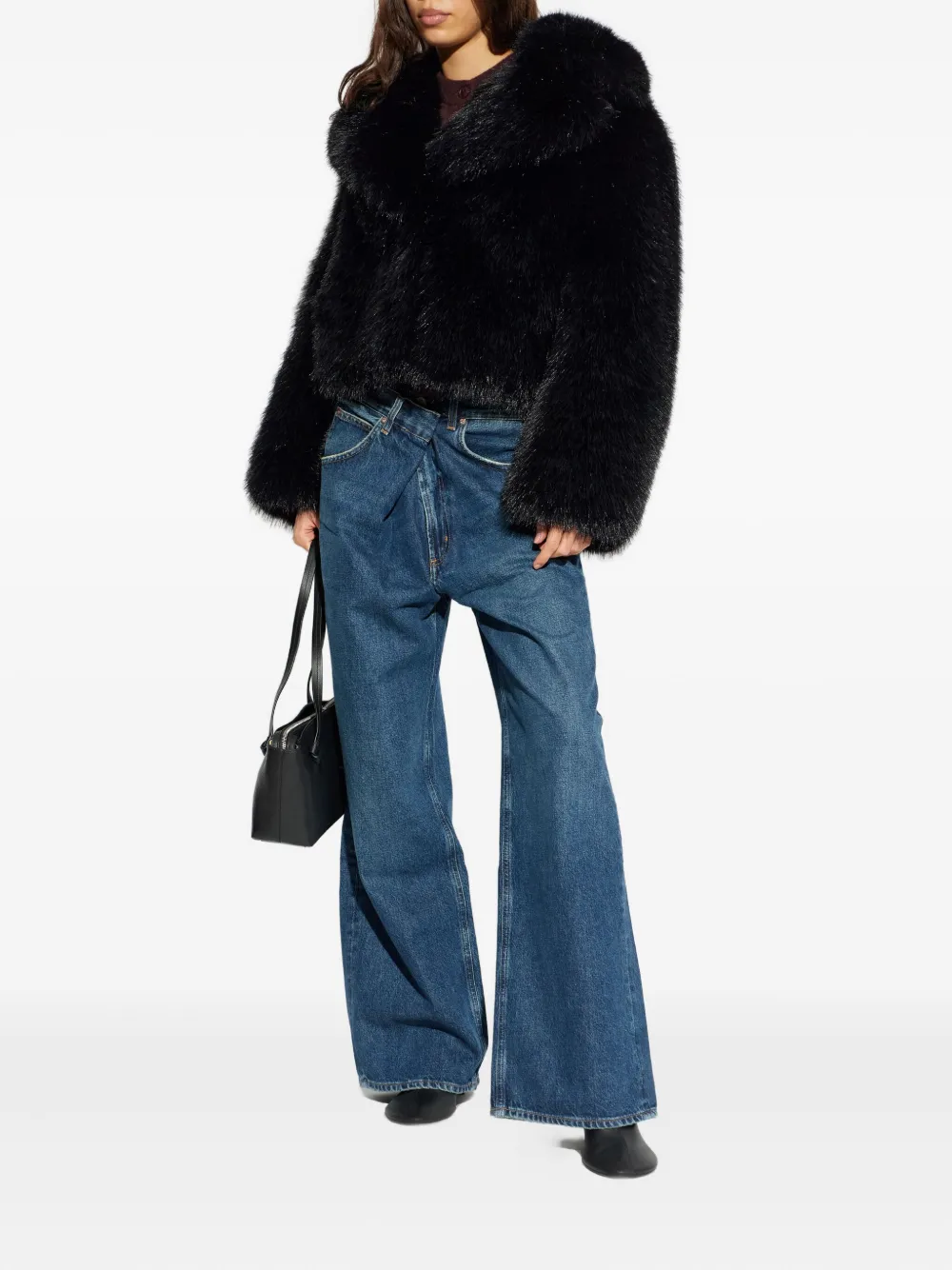 STAND STUDIO Samara faux-fur collared jacket | Faux Fur & Shearling Jackets | Image 2