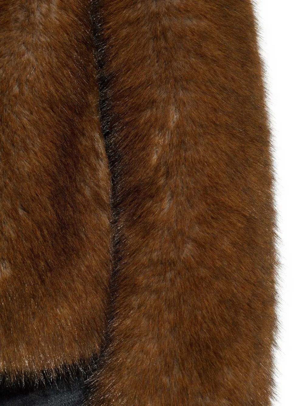 Stand Studio Faux-fur Jacket In Brown