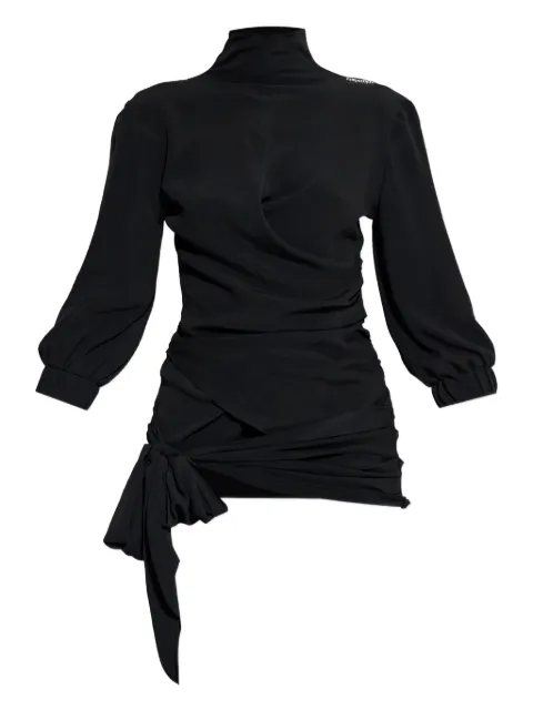 The Attico tie-detail blouse
