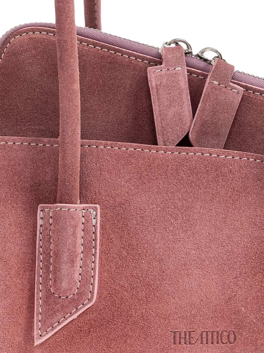 The Attico Kleine La Passeggiata shopper Roze