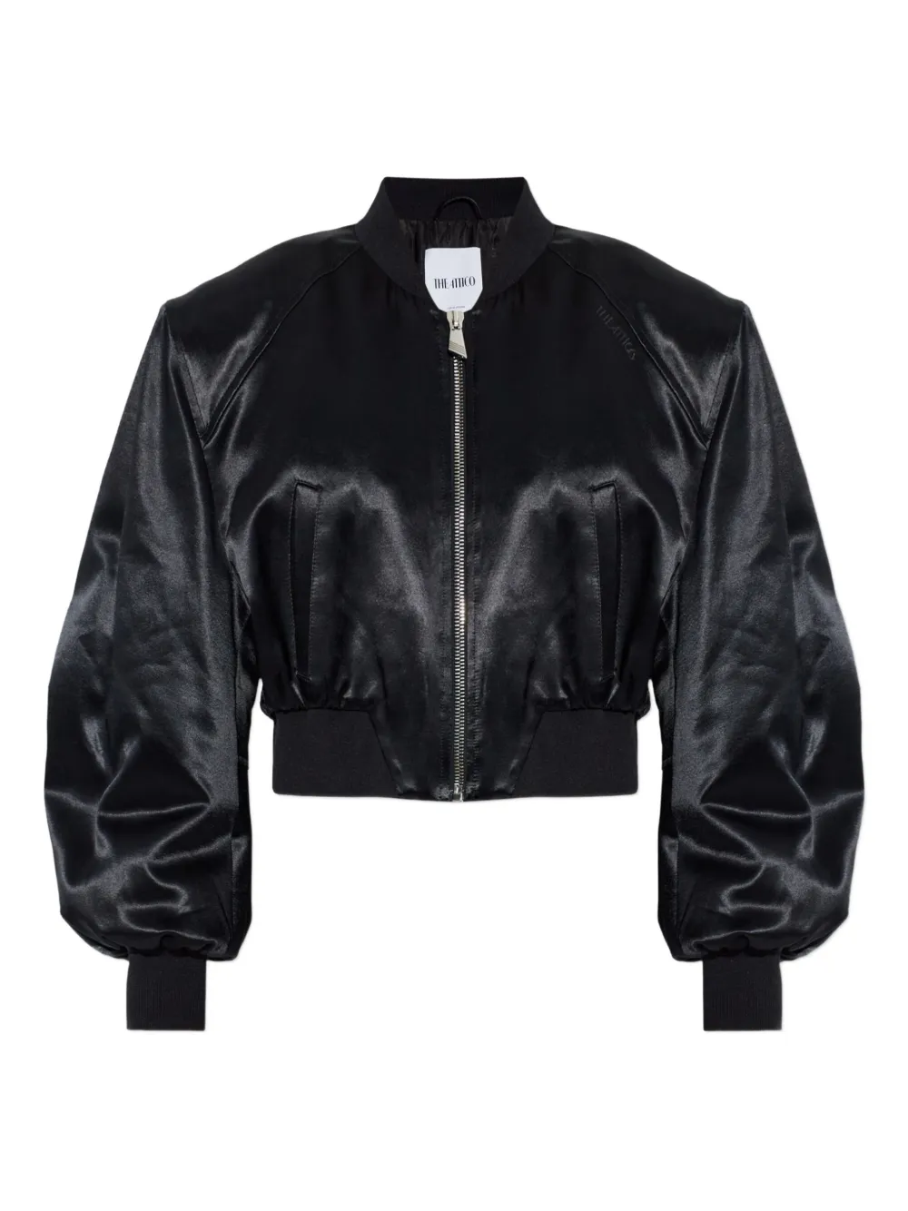The Attico zip-up bomber jacket | negro | Image 1