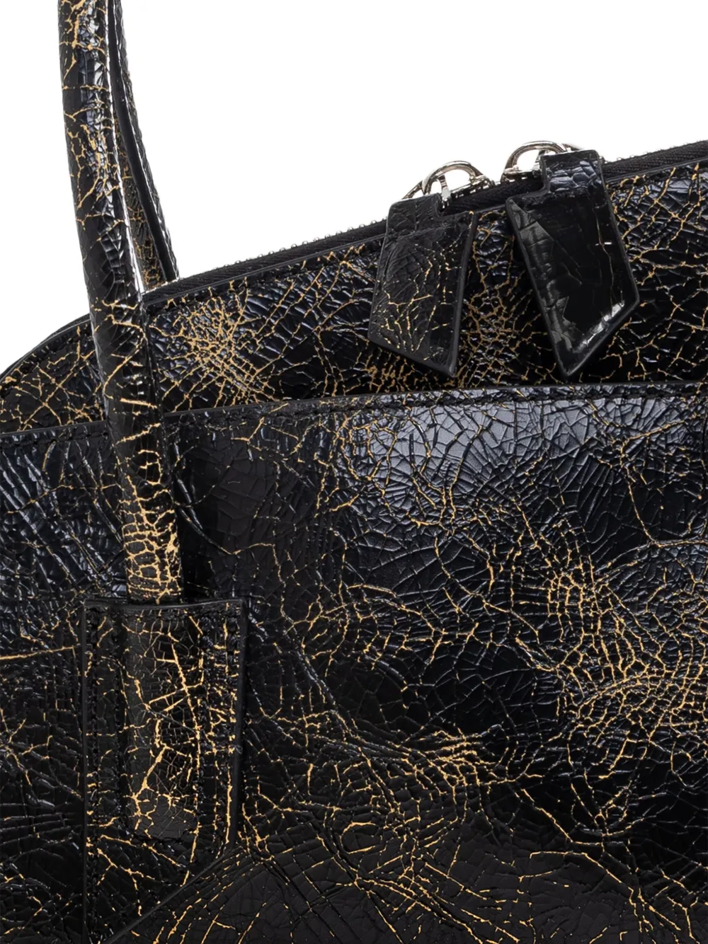 Attico Small La Passeggiata Top-handle Zip Tote Bag In Multi