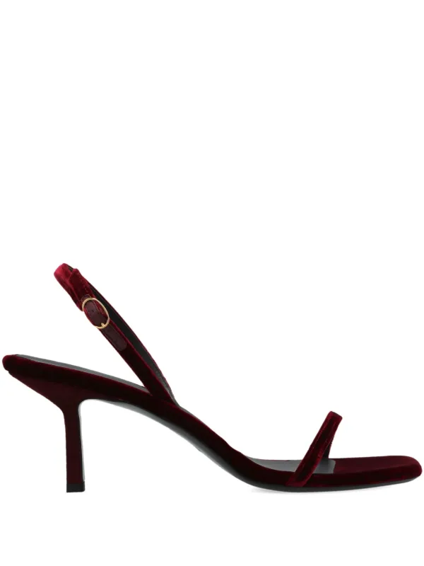 Neous 80mm Velvet-textured Heeled Sandals