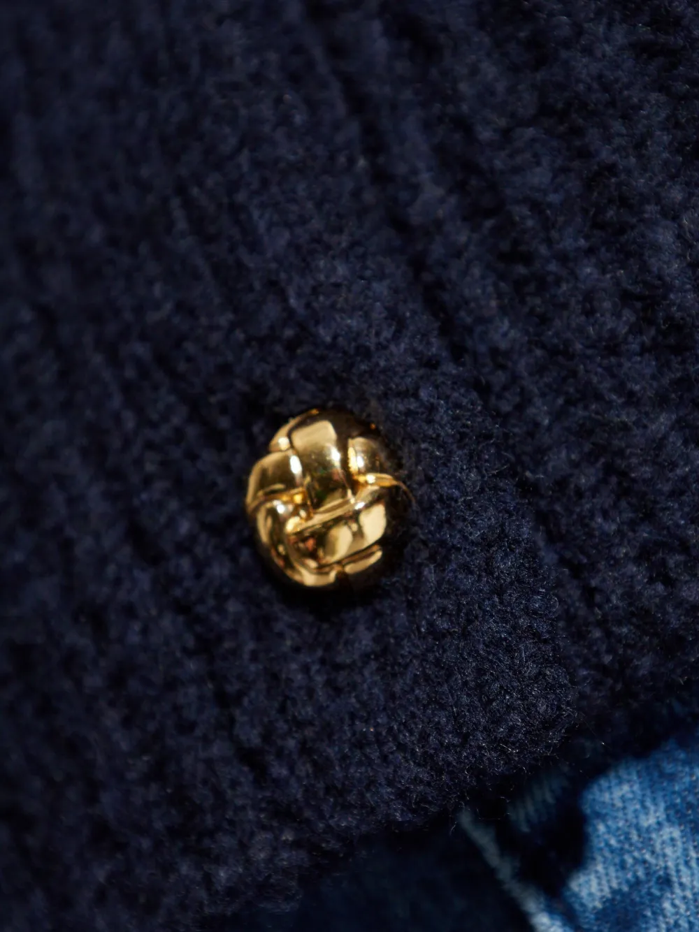 Frame The Cape Cable-knit Cardigan In Blue