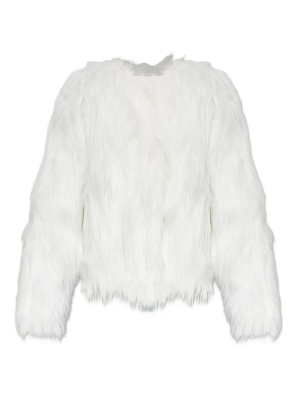 STAND STUDIO Eilish faux-fur jacket - ホワイト STAND STUDIO Eilish faux-fur jacket - ホワイト