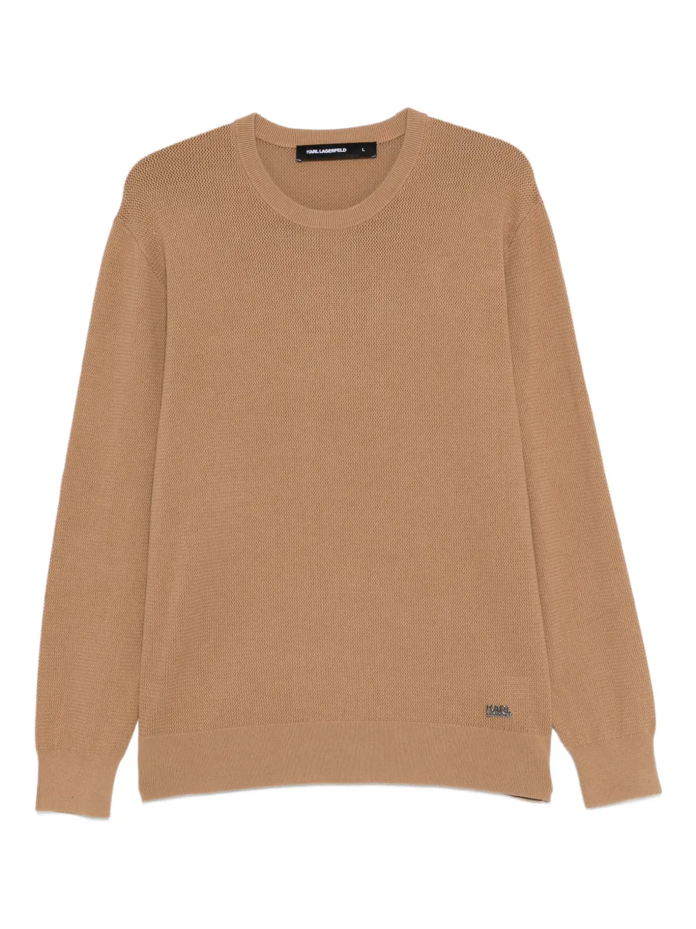 Karl Lagerfeld textured jumper | marrón | Image 1