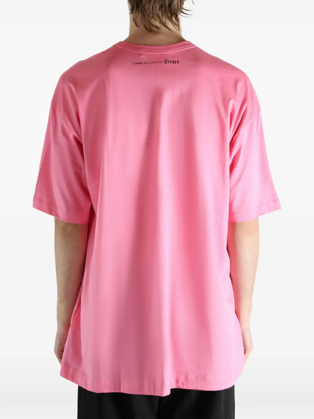 Comme Des Garçons Shirt T-shirt met ronde hals Roze