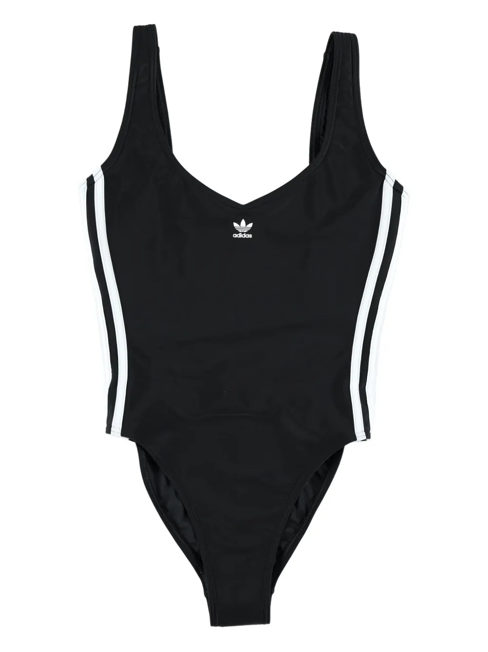 Adidas Originals Adicolor 3-stripes Swimsuit In Black