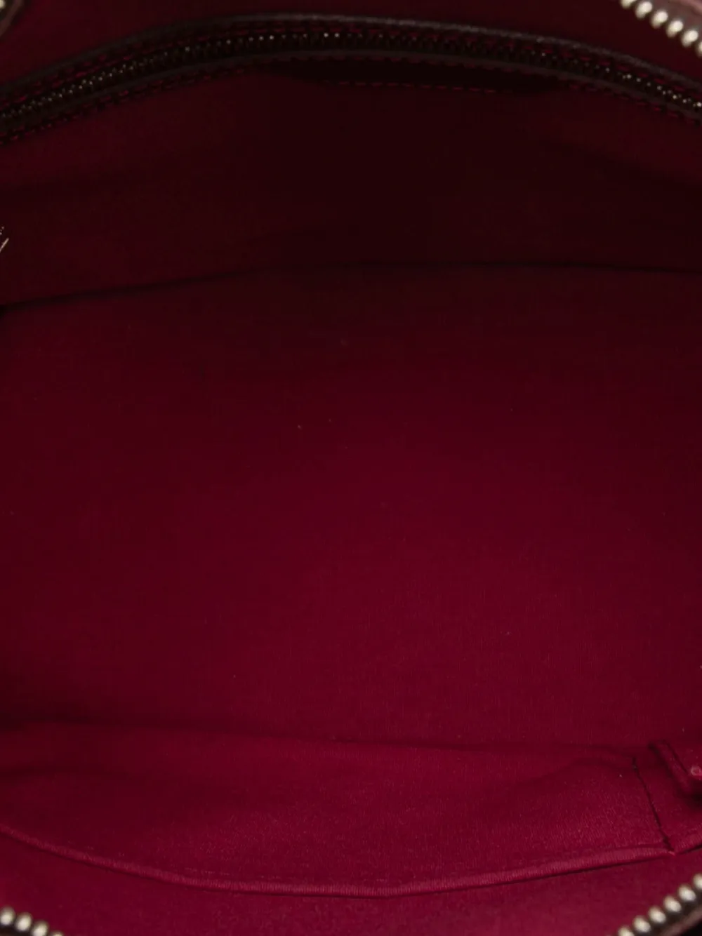 Pre-owned Louis Vuitton 2002 Monogram Mat Stockton Tote Bag In Red