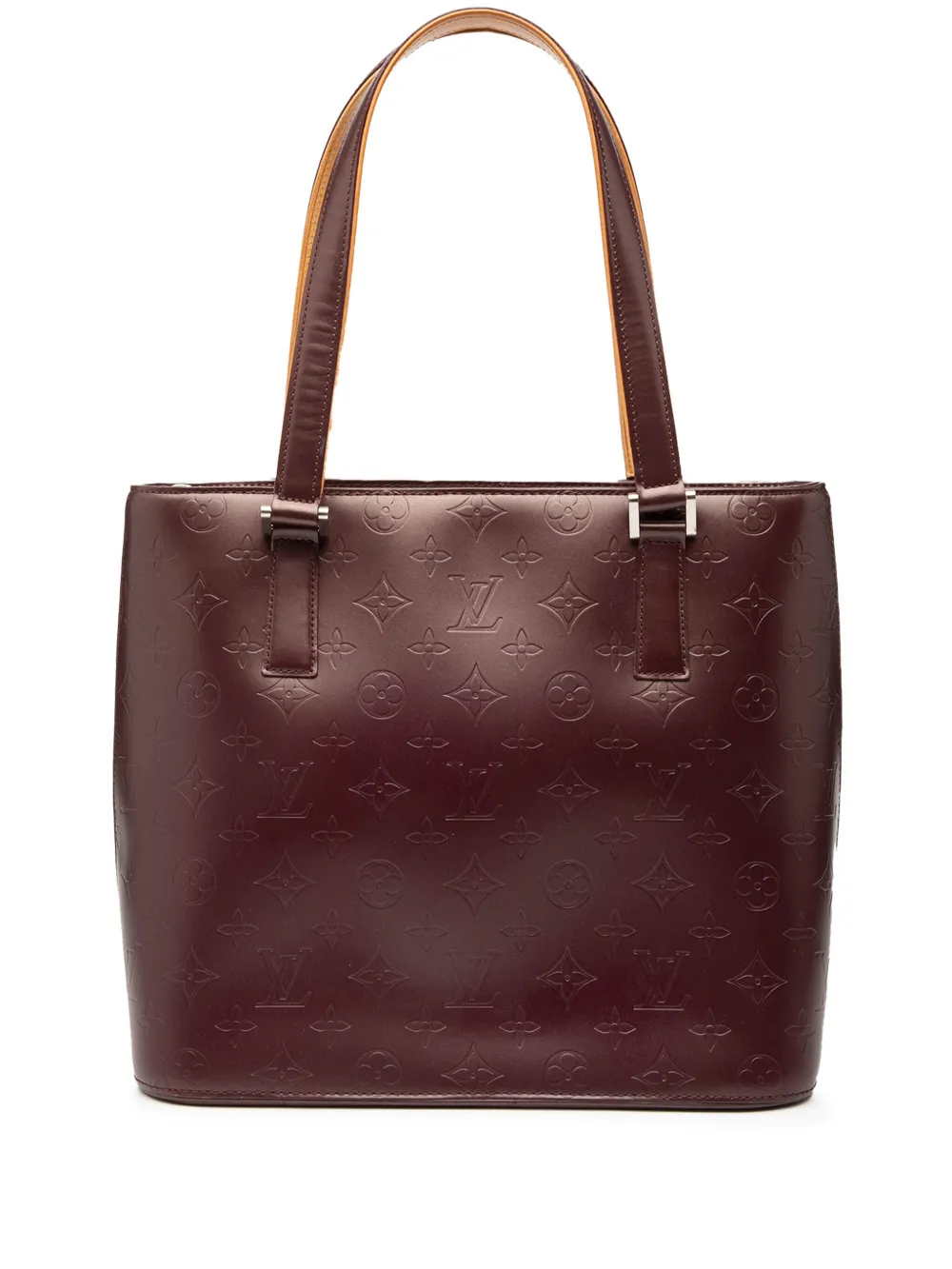 Louis Vuitton Pre-Owned 2002 モノグラム マット ストックトン トートバッグ - レッド Louis Vuitton Pre-Owned 2002 モノグラム マット ストックトン トートバッグ - レッド