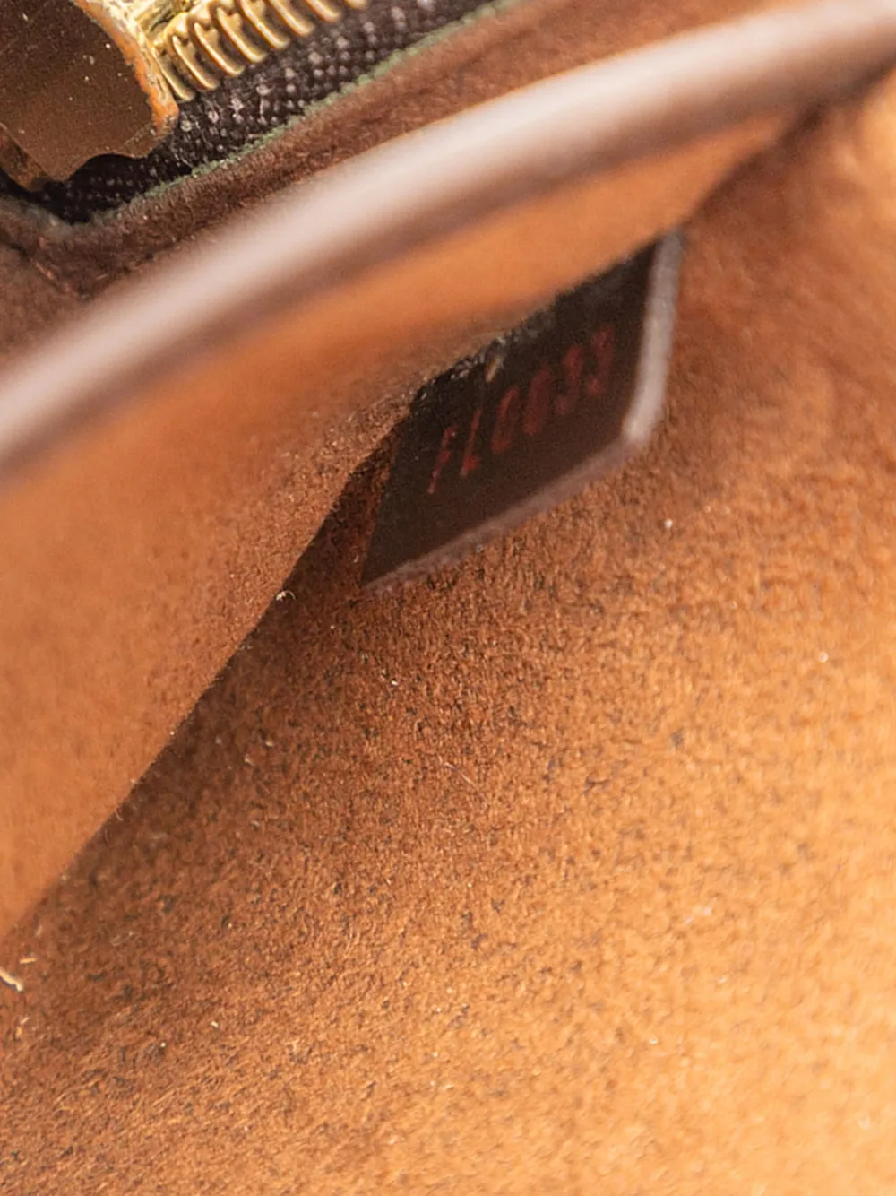 Pre-owned Louis Vuitton 2003 Damier Ebene Saint Louis Pochette Clutch Bag In Brown