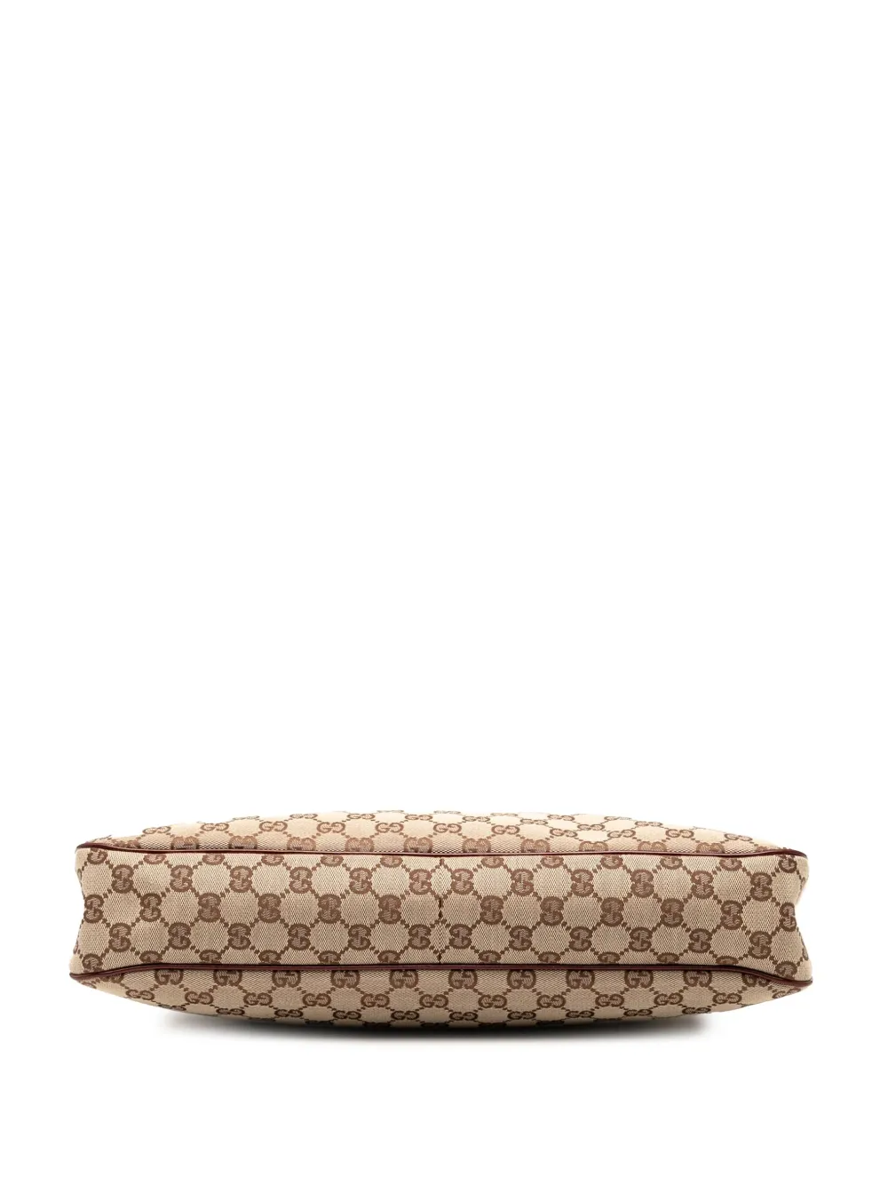 Pre-owned Gucci 2000-2015 Gg Canvas Eclipse Shoulder Bag In Brown