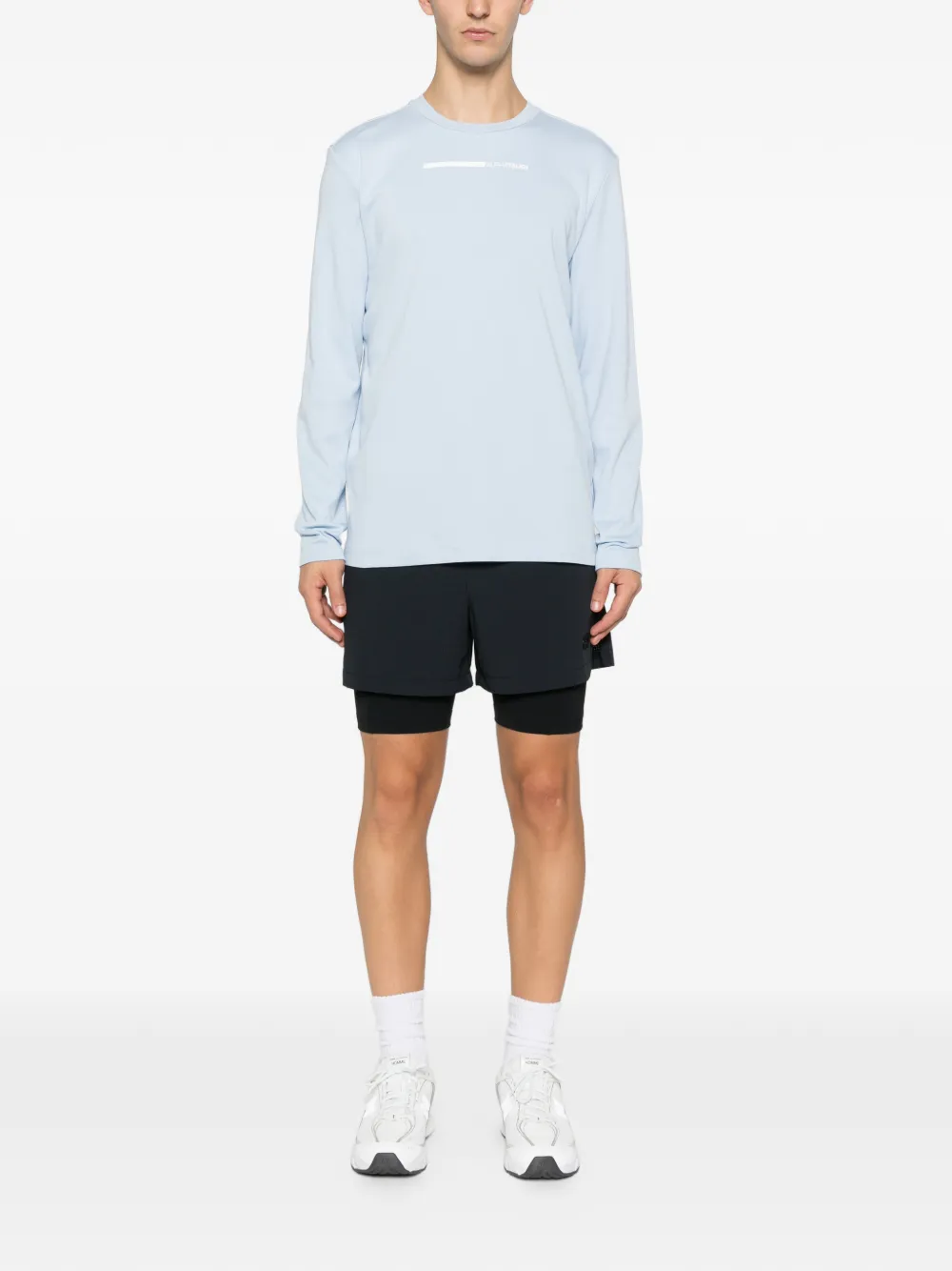 Alphatauri Stan Long-sleeve T-shirt In White