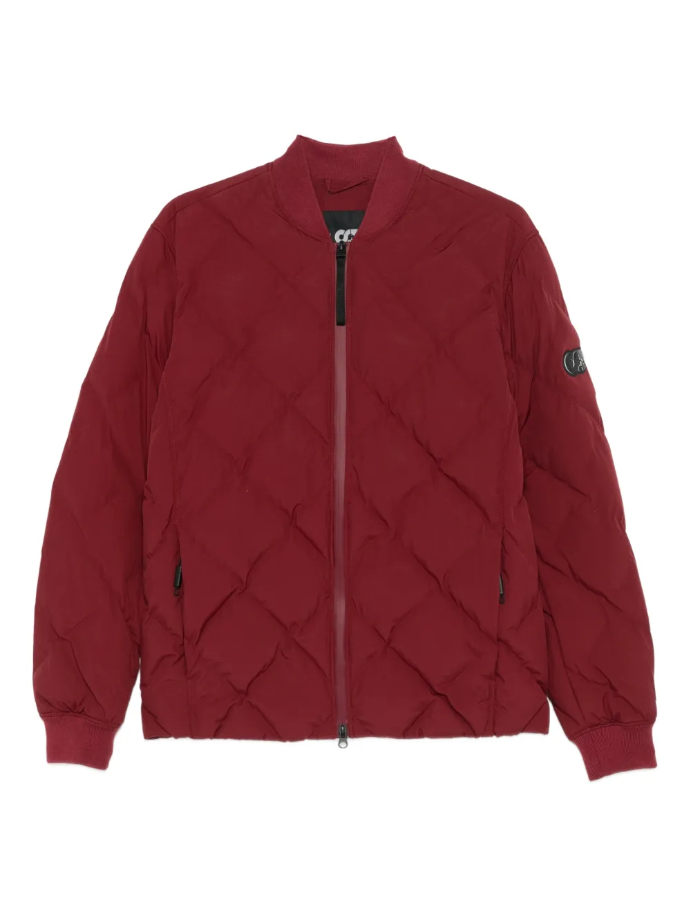 Alphatauri quilted zip-up jacket | Red | Image 1