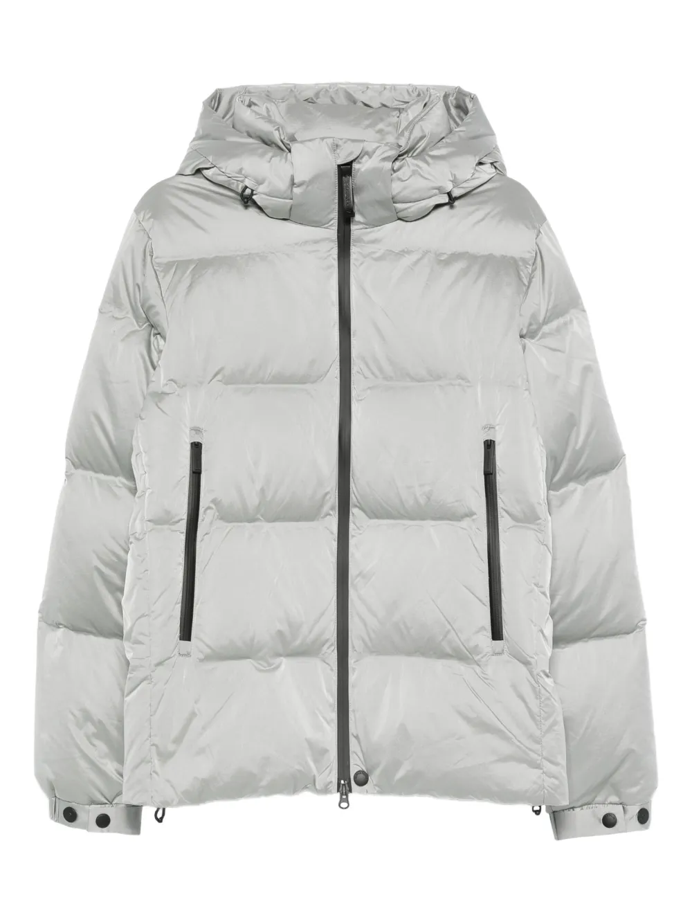 Alphatauri hooded zip-up padded jacket | Grey | Image 1