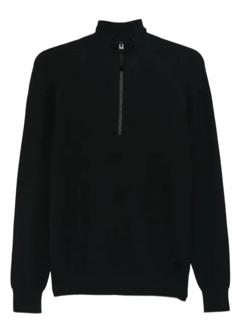 Alphatauri half-zip roll-neck sweater