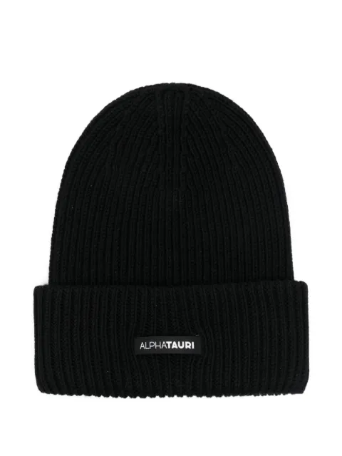 Alphatauri Ari logo-patch beanie