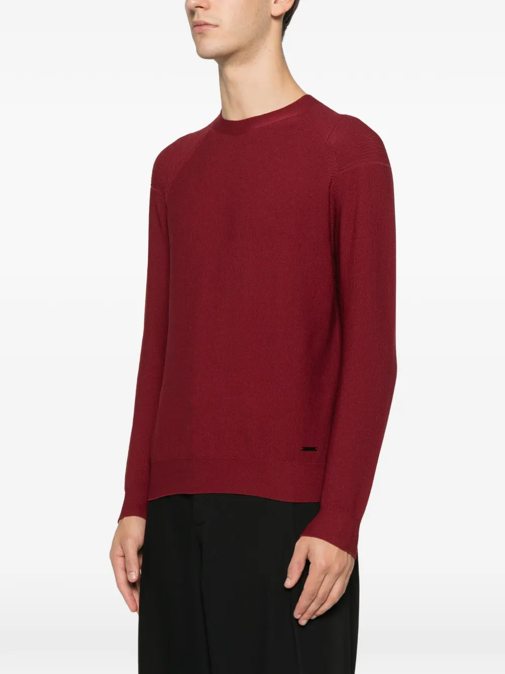 Alphatauri Raglan-sleeve Sweater In Red