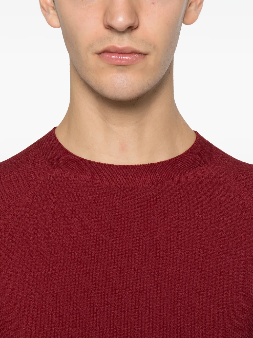 Alphatauri Raglan-sleeve Sweater In Red