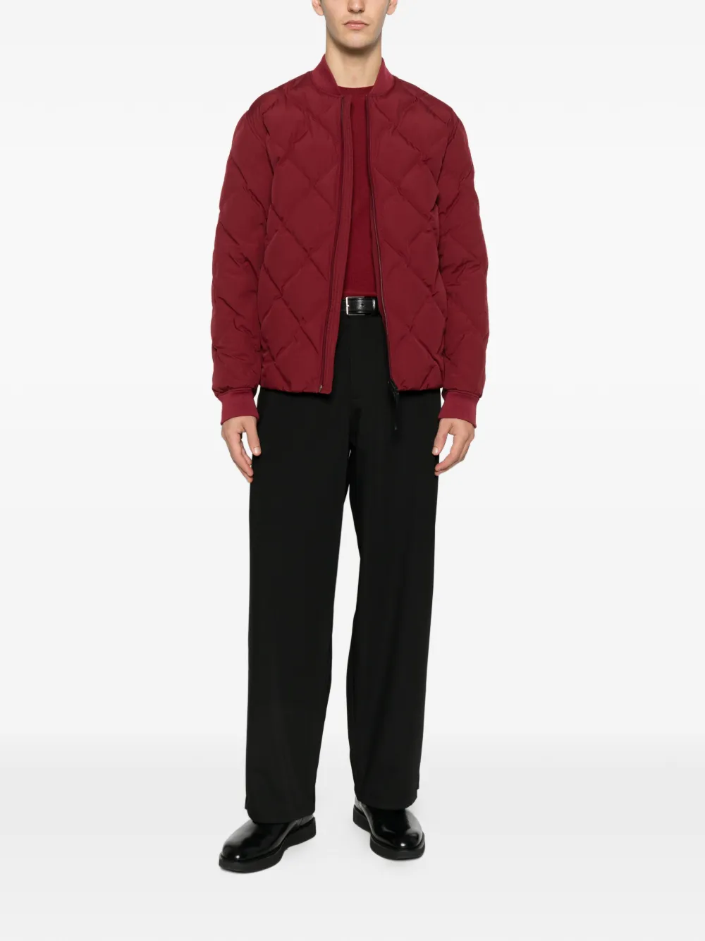 Alphatauri raglan-sleeve sweater - Rood