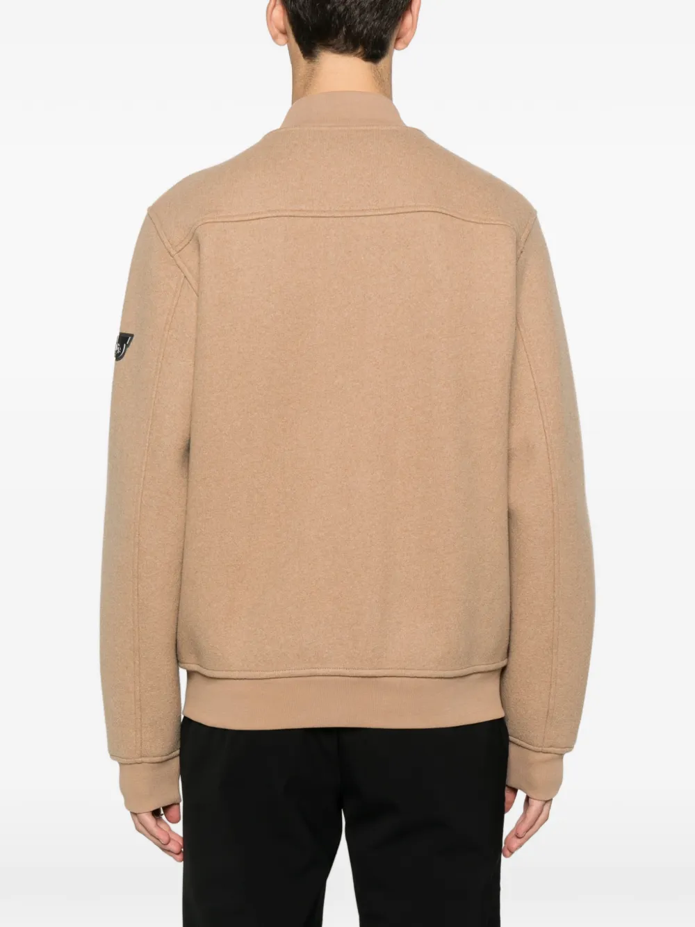 Alphatauri Obel Bomber Jacket In Brown