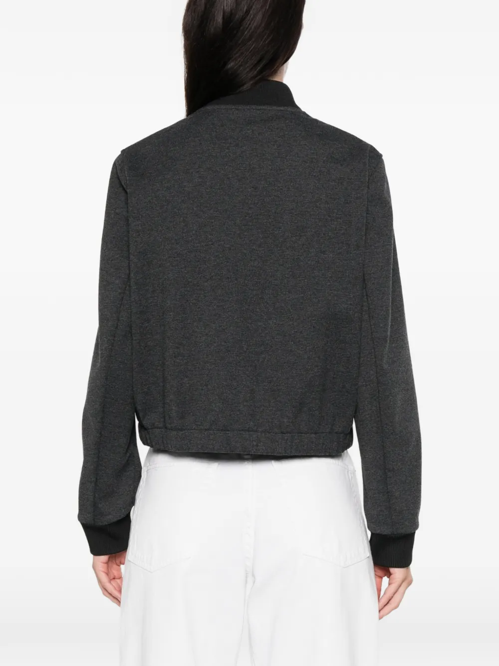 Alphatauri Oak V1.y9.02 Zip-fastening Jacket In Gray