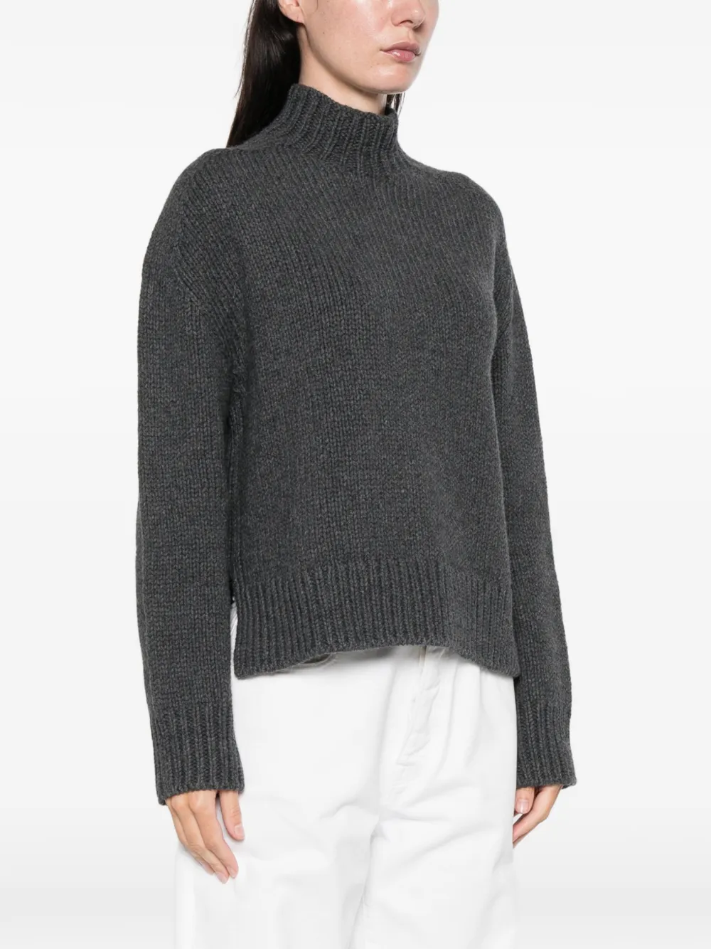 Alphatauri Faye V1.y9.02 High-neck Sweater In Gray