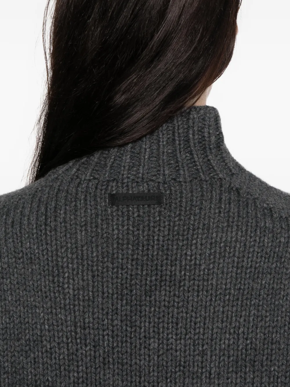 Alphatauri Faye V1.y9.02 High-neck Sweater In Gray