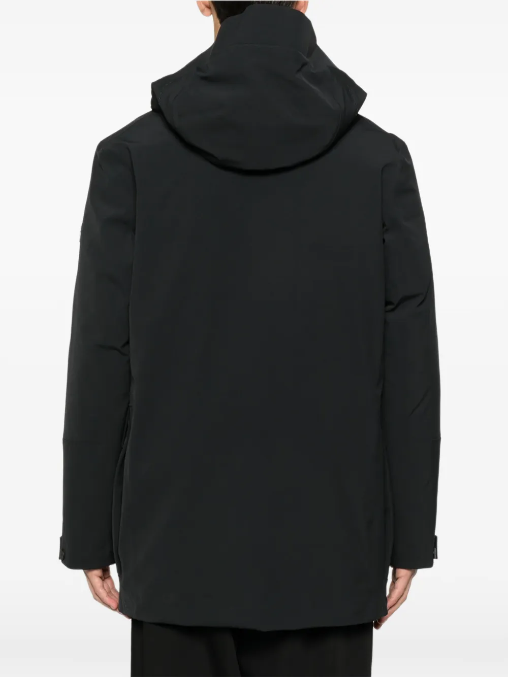 Alphatauri Hooded Padded Jacket In Black