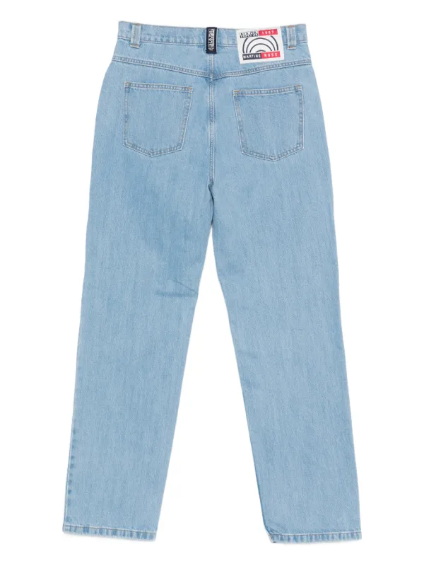 Martine Rose x Napapijri Blackburn Jeans | Blue | FARFETCH