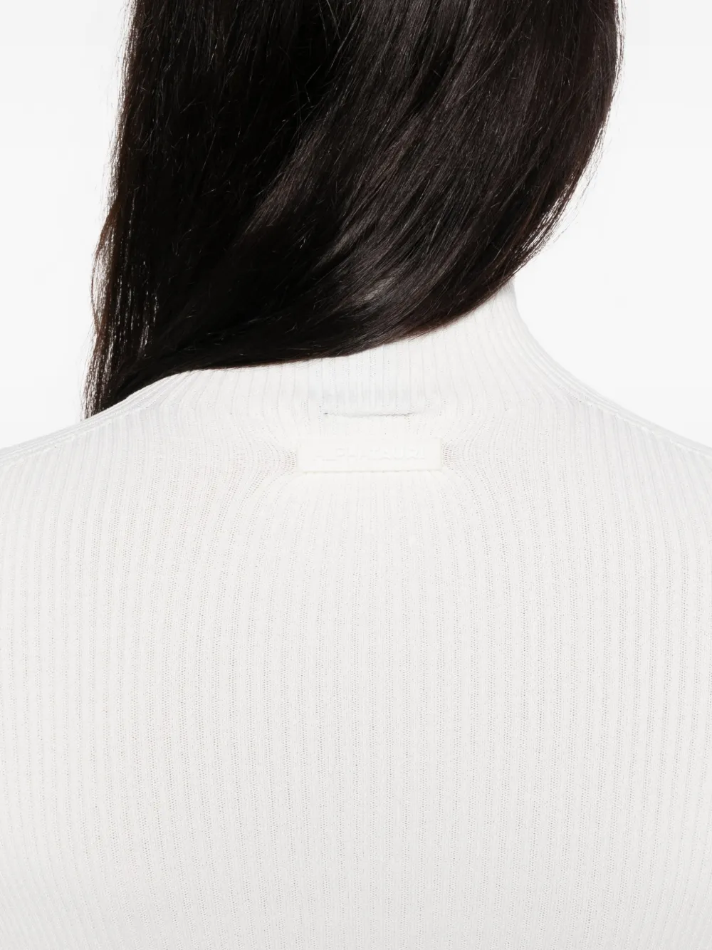 Alphatauri Fiona V1.y9.02 Ribbed Top In Neutral