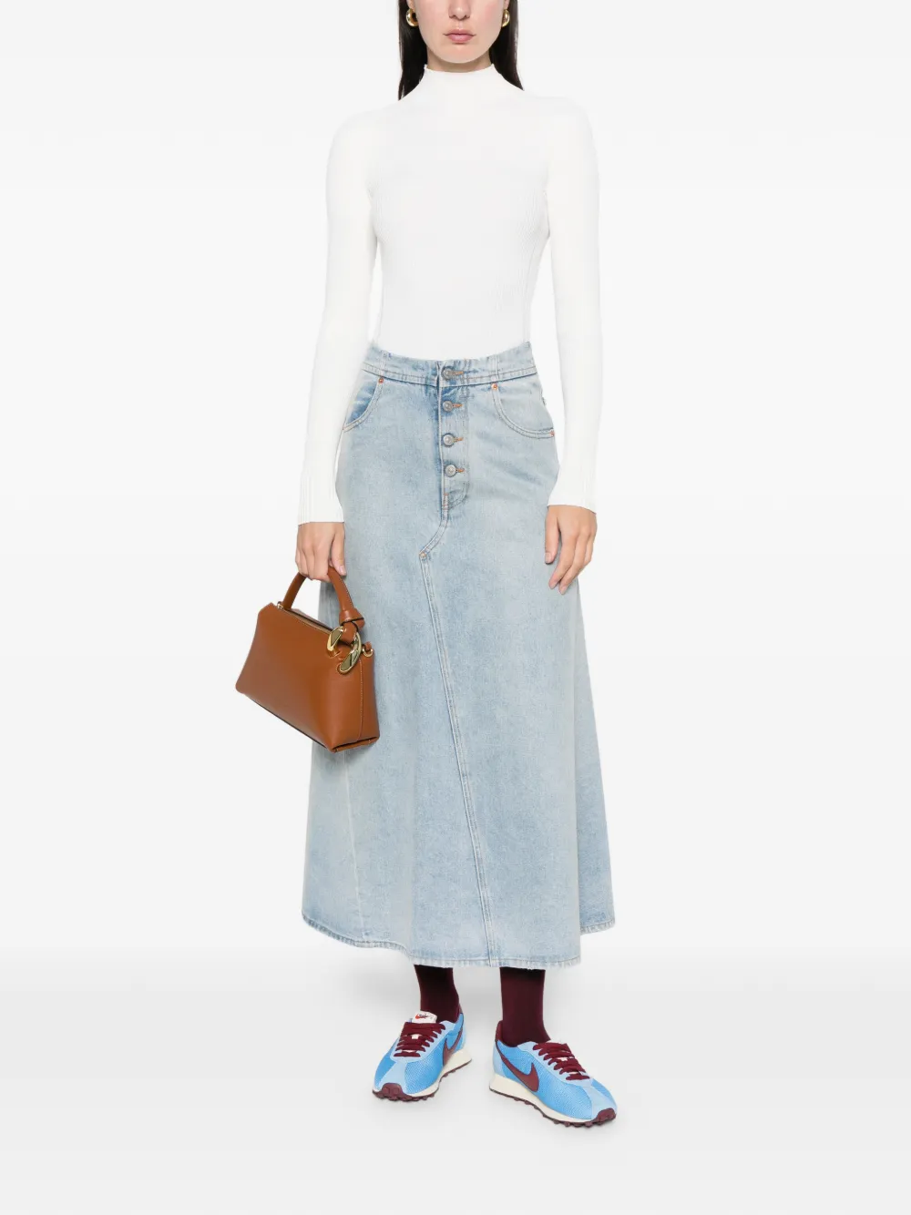 Alphatauri Fiona V1.y9.02 Ribbed Top In Neutral