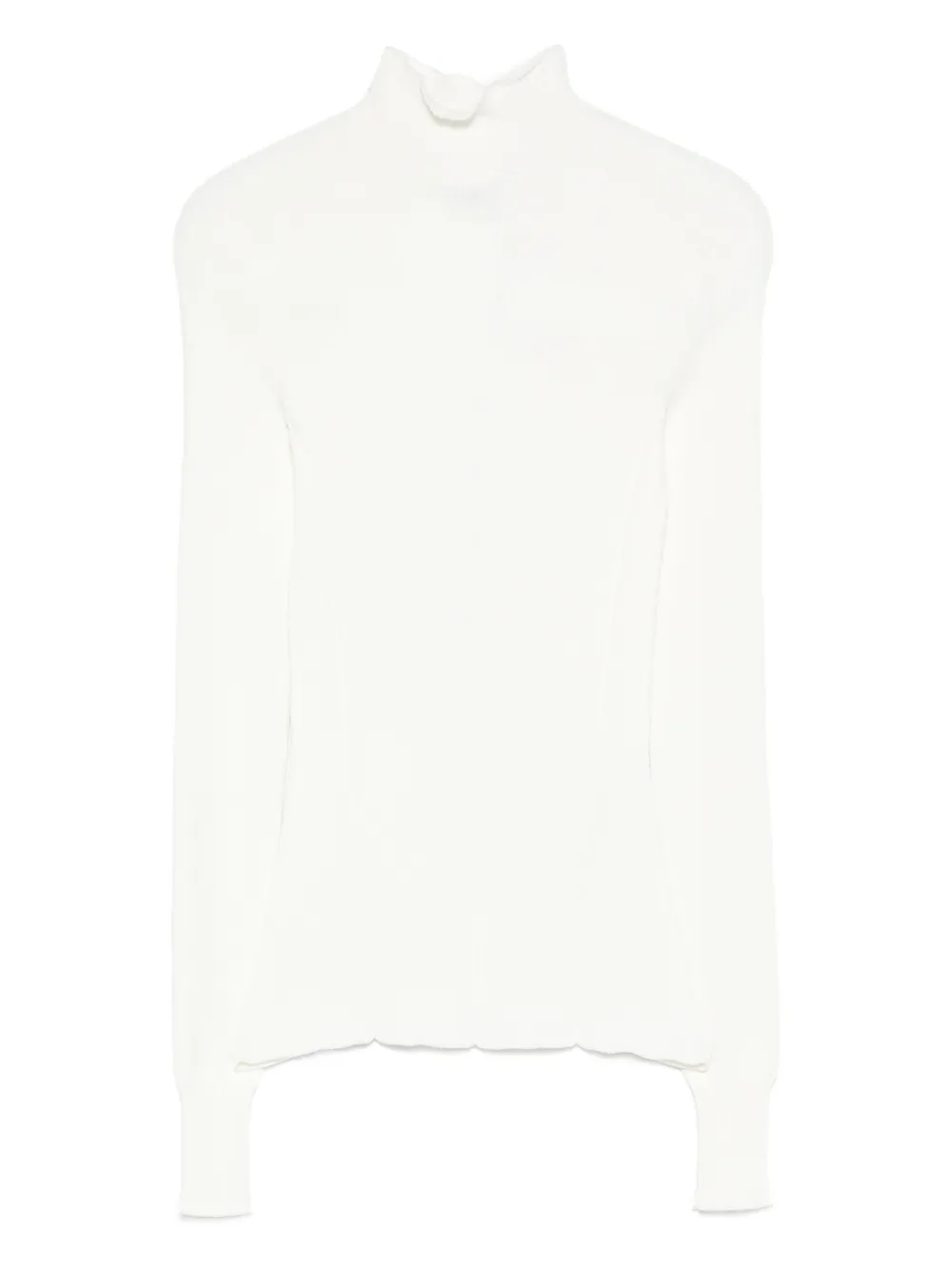 Alphatauri Fiona V1.y9.02 Ribbed Top In Neutral