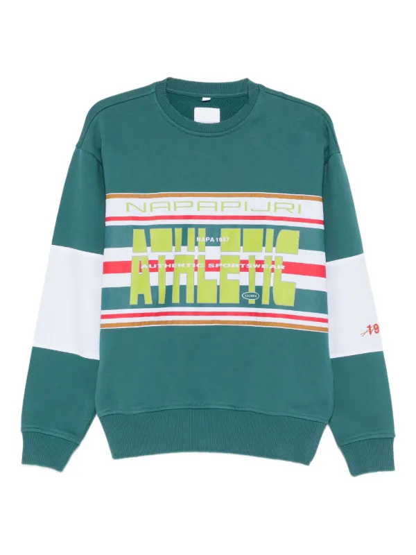 Napapijri x Martin Rose Lamont スウェットシャツ | グリーン 