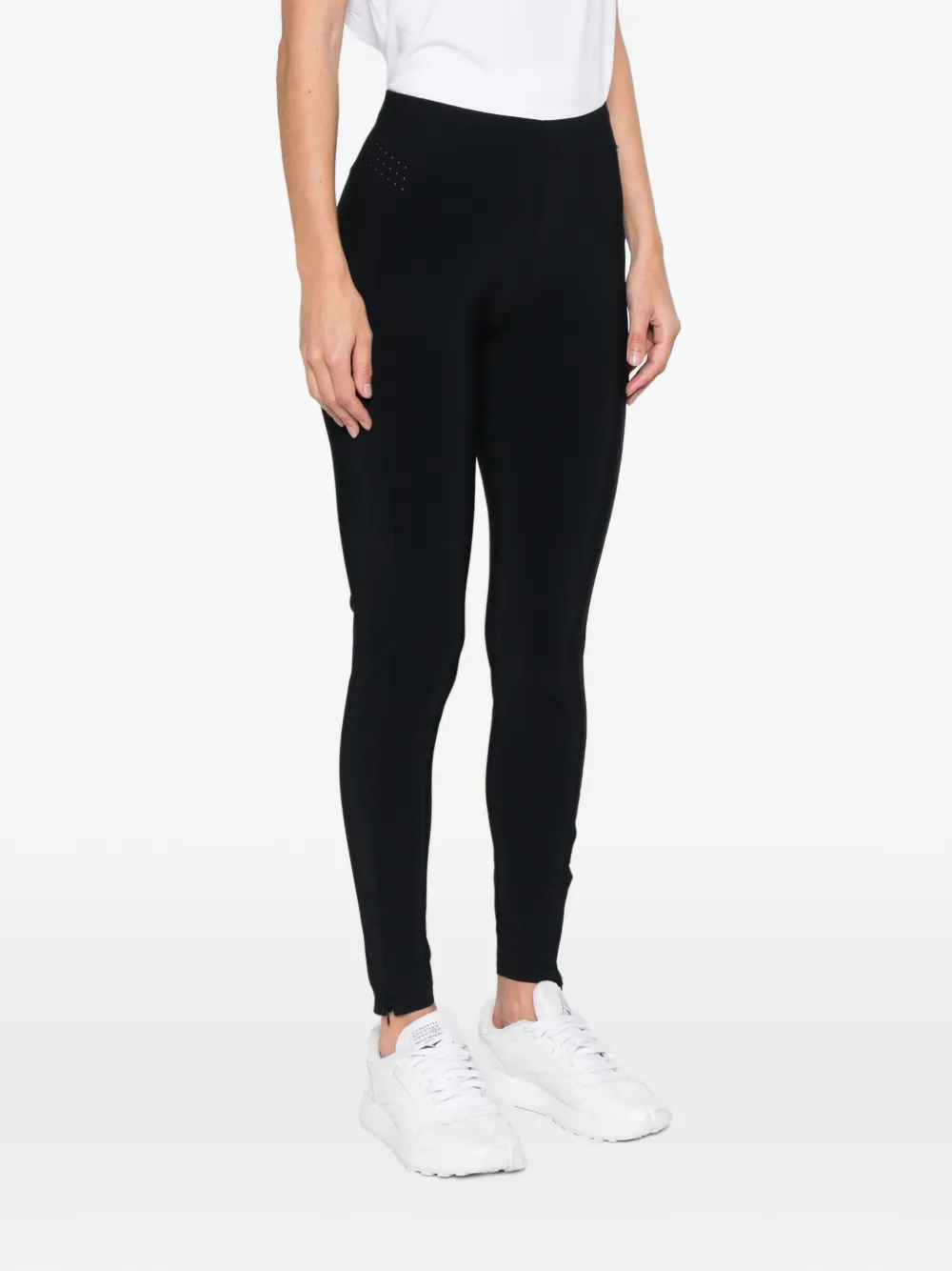 Alphatauri Pepa V2.y9.01 Zip-detail Leggings In Black