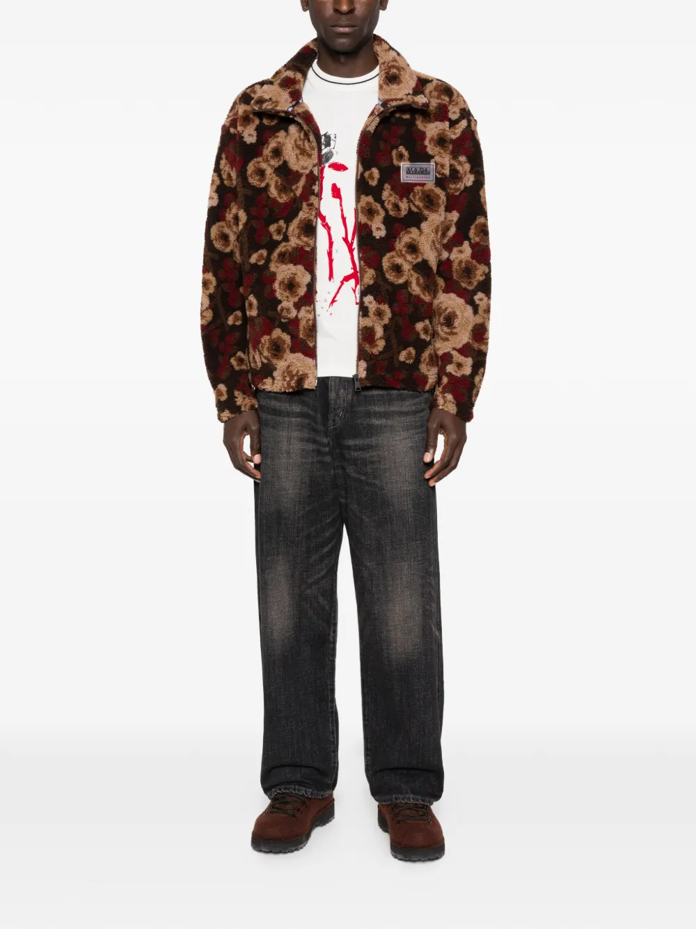 Napapijri Emin floral-pattern jacket | Chamarras de lana | Image 2