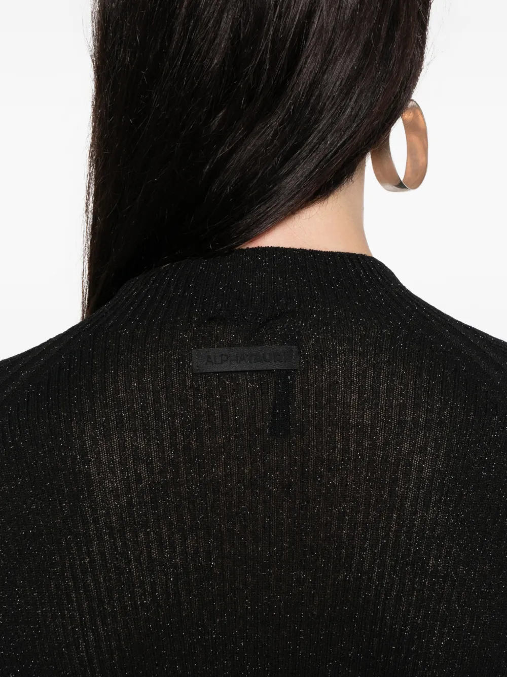 Alphatauri Flora Top In Black