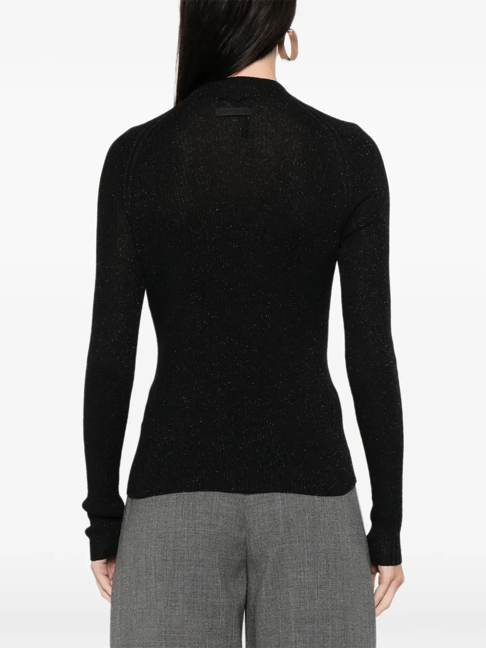 Alphatauri Flora Top In Black