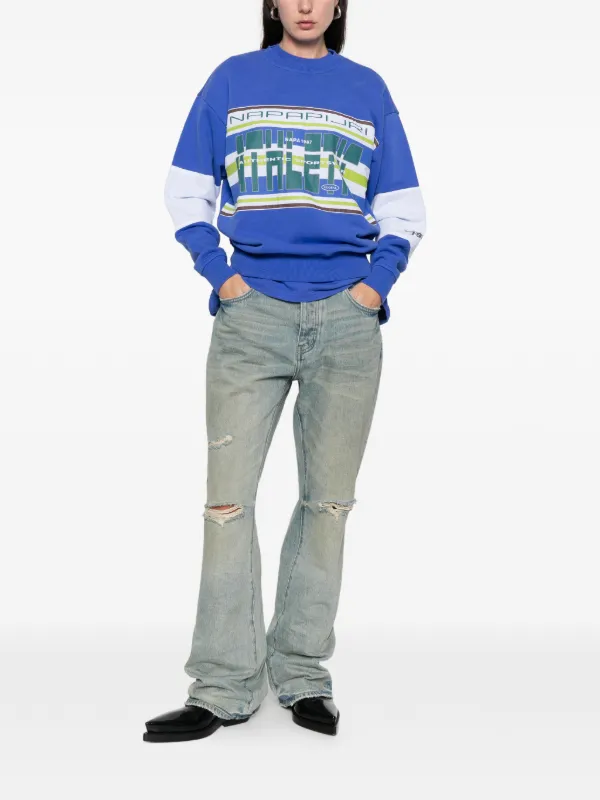 Napapijri x Martin Rose Lamont スウェットシャツ | ブルー | FARFETCH JP