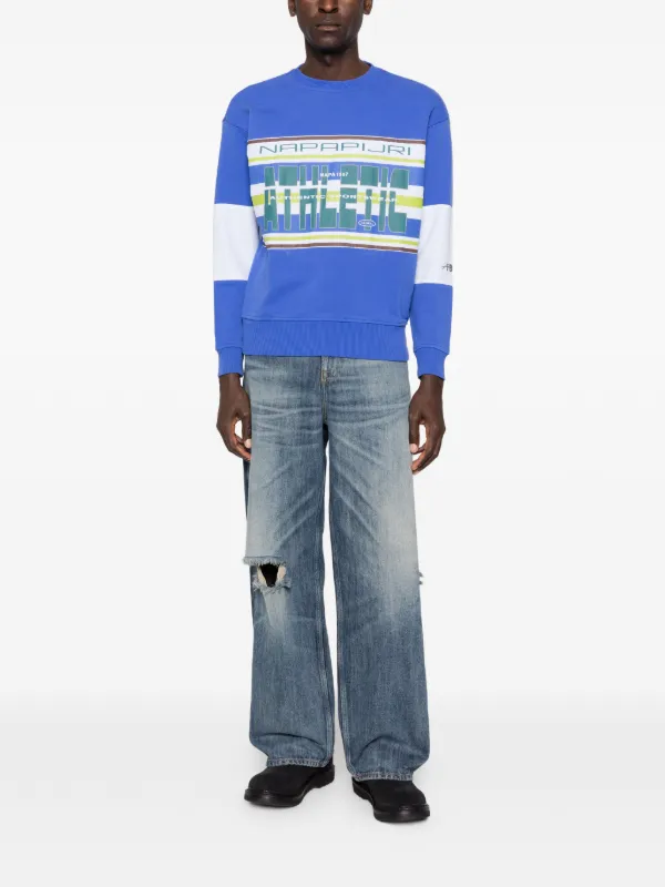 Napapijri x Martin Rose Lamont スウェットシャツ | ブルー | FARFETCH JP
