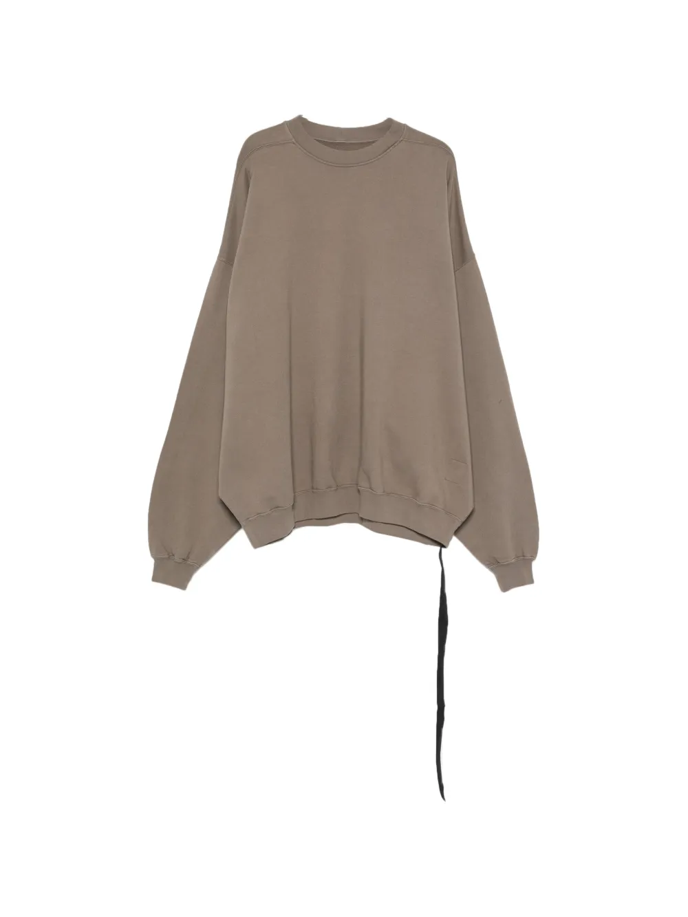 Rick Owens DRKSHDW oversized crew-neck sweatshirt - Marrone